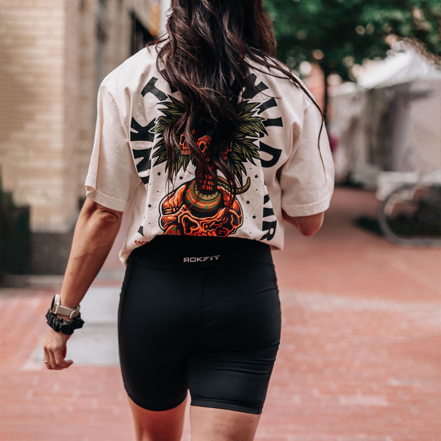 Best black biker shorts sale